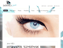 Tablet Screenshot of davincilashes.at